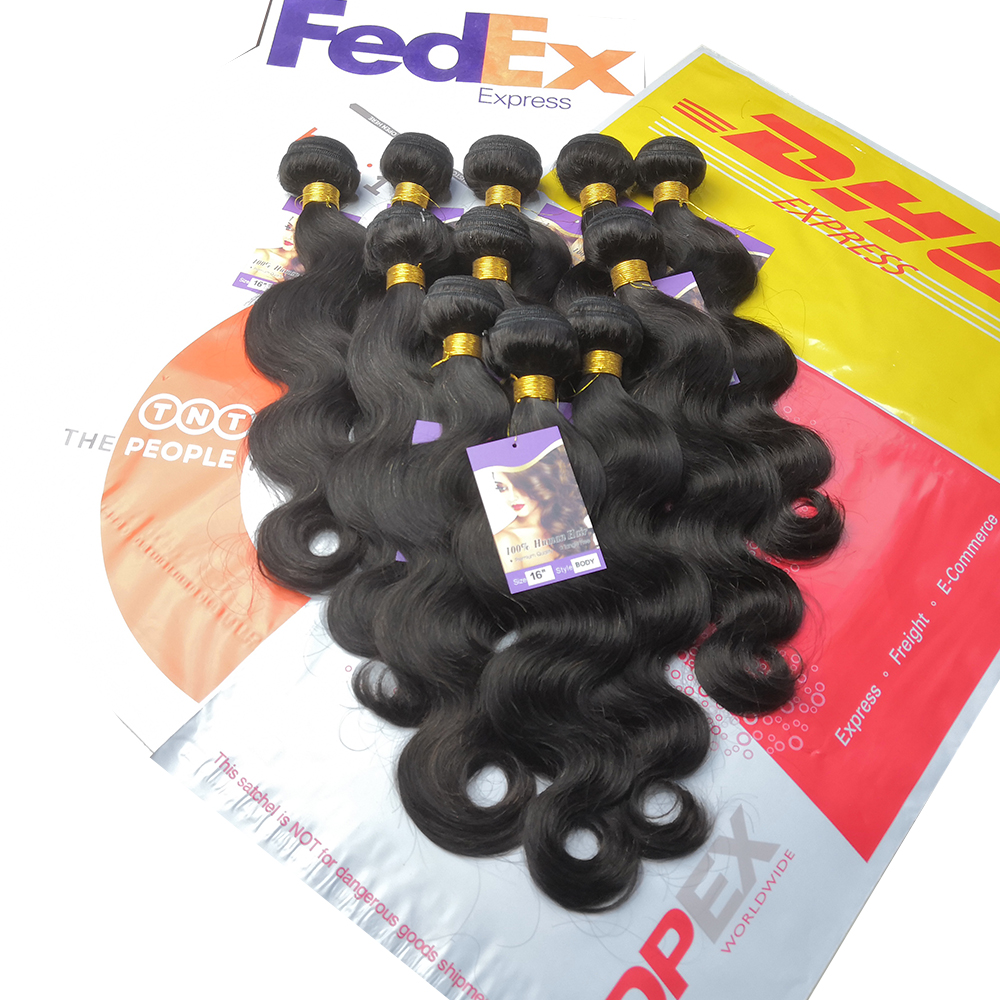 Grade 10 a 100 % Virgin Remy  Brazilian Human Hair Extension In Mozambique