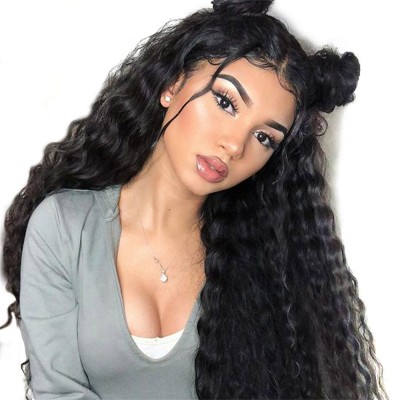 Remy Glueless Curly Human Hair Wigs Full Lace wig , Pre Plucked Cuticle Aligned Brazilian Virgin Raw Frontal Lace Wigs Cheap