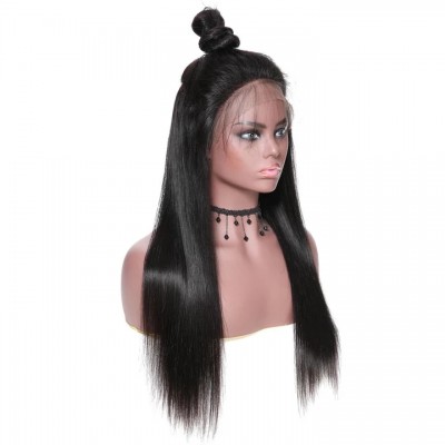 100% Natural Peruvian Human Hair Lace Front Wig