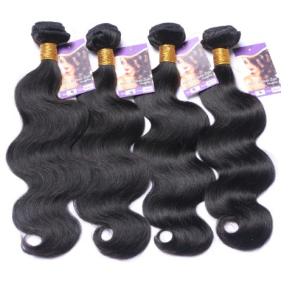 Wholesale cheep Body wave  Brazilian Human Hair extensions,3 bundles 12/14/16  inch in one package